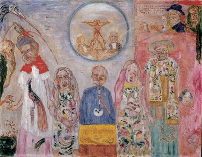 The Vile Vivisectors, 1930 körül (olaj, vászon) alkotó: James Ensor