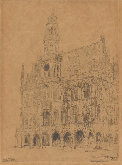 Oudenaarde városháza alkotó: James Ensor