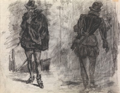 Két spanyol katona: az egyiket elölről, a másikat hátulról láthatjuk alkotó: James Ensor