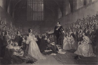 Thomas, Strafford grófjának pere a Westminster Hallban, 1641 alkotó: James F. Scott