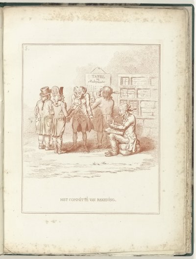 Számviteli Bizottság, 1795 Számviteli Bizottság (a tárgy megnevezése) Hollandia Regenerata (sorozat címe) alkotó: James Gillray (possibly)