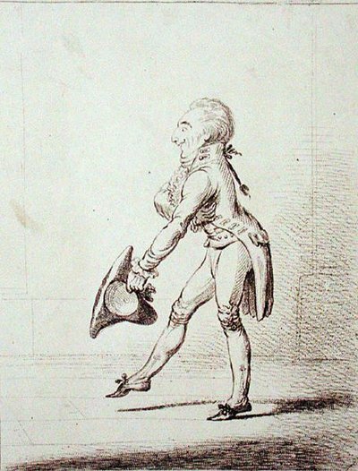 A ceremóniamester, Hannah Humphrey adta ki 1803-ban (rézkarc) alkotó: James Gillray