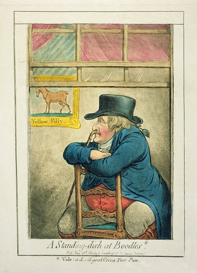 A Standing-Dish at Boodles, Hannah Humphrey, 1800 alkotó: James Gillray