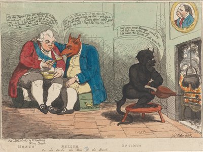 Bonus - Melior - Optimus, oder der Teufel ist der Beste der Gruppe alkotó: James Gillray