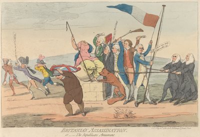 Britannia meggyilkolása avagy - A republikánus szórakozás alkotó: James Gillray