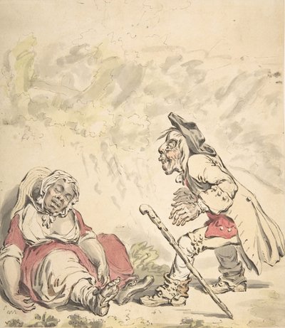 Cymon és Iphigenia, 1796. alkotó: James Gillray