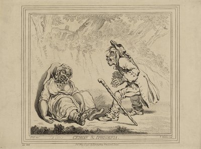 Cymon és Iphigenia, május 2-án jelent meg alkotó: James Gillray