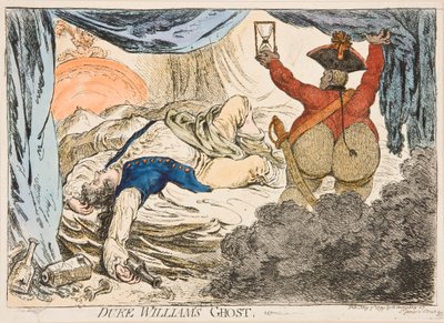 Vilmos herceg szelleme alkotó: James Gillray