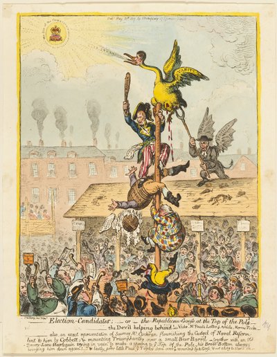 Választási jelöltek alkotó: James Gillray