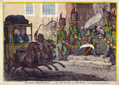 NÉMET NEMHALENCIA – VAGY A KIS CSONT VÉGZÉSE. 1803 (metszet) alkotó: James Gillray