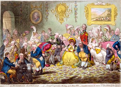 Országgyűlés, 1804. alkotó: James Gillray