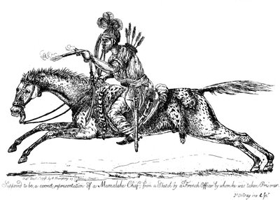 Mameluk főnök, 1798. alkotó: James Gillray
