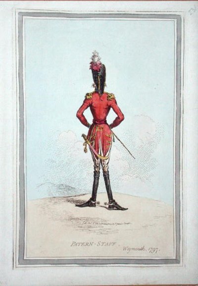 Patern-Staff, kiadta Hannah Humphrey 1797-ben (kézi színezett metszet) alkotó: James Gillray