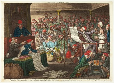 Hazafias megújulás, azaz - A parlament reformja, a la Françoise... alkotó: James Gillray