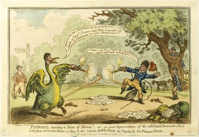 Hazafiak - döntő pont a becsület! alkotó: James Gillray
