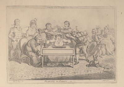 Játék részekben alkotó: James Gillray