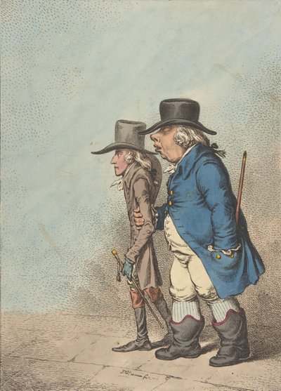 Pylades és Orestes, 1797. április 1., 1797. április 1. alkotó: James Gillray