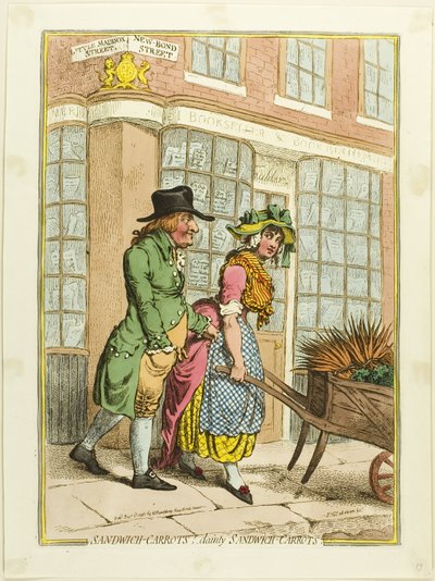 Szendvics-sárgarépa!- Finom szendvics-sárgarépa alkotó: James Gillray