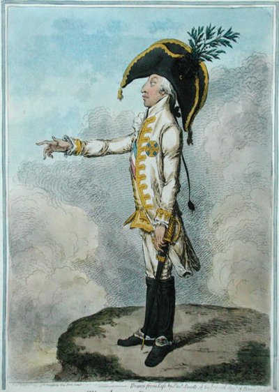 A főherceg, Hannah Humphrey adta ki 1790-ben (kézzel színezett rézkarc) alkotó: James Gillray