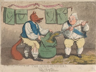 A Cole-Heaverek. Két erényes tündér, akik magukról gondoskodnak alkotó: James Gillray