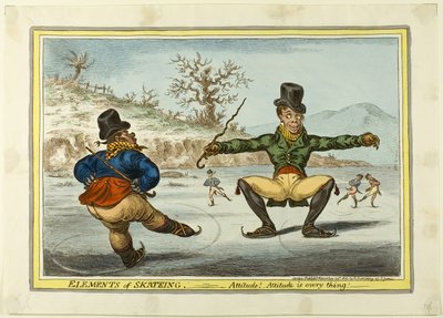 A korcsolyázás elemei: A hozzáállás a minden alkotó: James Gillray