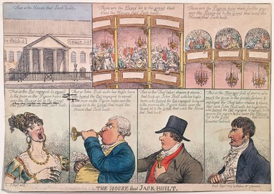 The House that Jack Built, kiadta Walker 1809-ben (kézi színezett metszet) alkotó: James Gillray