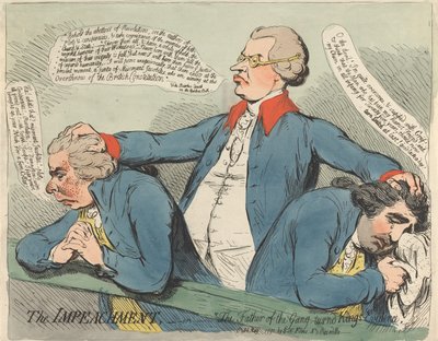A felelősségre vonás - avagy - „A banda atyja koronatanúvá vált” alkotó: James Gillray