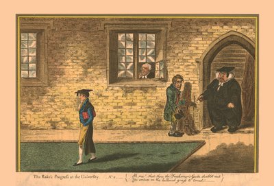 The Rakes Progress at the University – 1806. 2. sz. alkotó: James Gillray