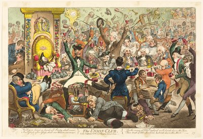 Az Unió klubja alkotó: James Gillray