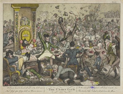 Az Union Club alkotó: James Gillray