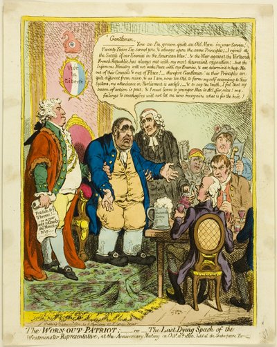 Az elnyűtt hazafi alkotó: James Gillray