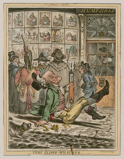 Nagyon csúszós idő alkotó: James Gillray