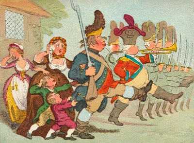 John Bull a háborúkba megy, 18. század, 1902 alkotó: James Gilray