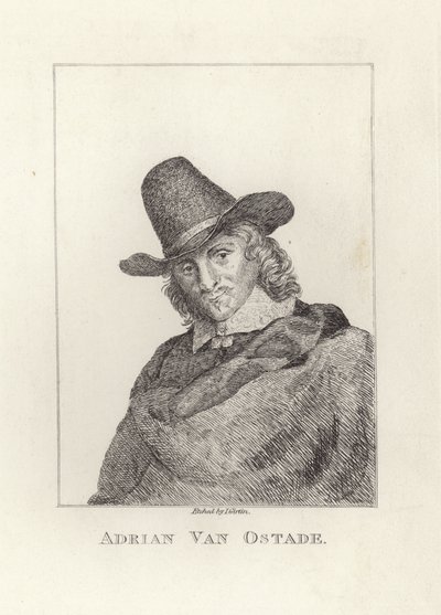Adriaen van Ostade, Adriaen Jansz Hendricx néven keresztelték meg. James Girtin metszet. alkotó: James Girtin