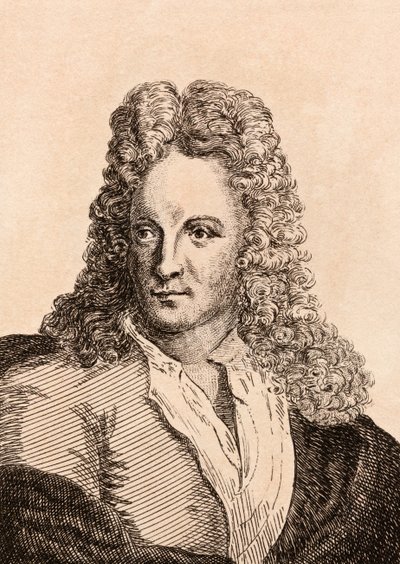Jan van Huysum, illusztráció az 1817-ben Londonban kiadott „Hiteles festők 75 portréi hiteles eredetikről” című könyvéből alkotó: James Girtin