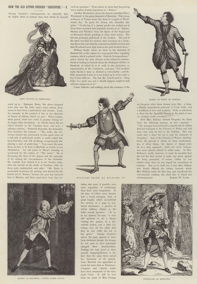 Hogyan öltöztették Shakespeare-t a régi színészek alkotó: James Godwin