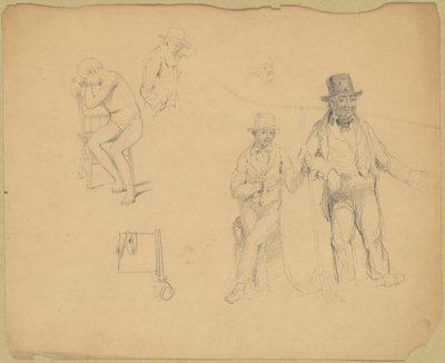 Férfiak és fiúk tanulmányai alkotó: James Goodwyn Clonney