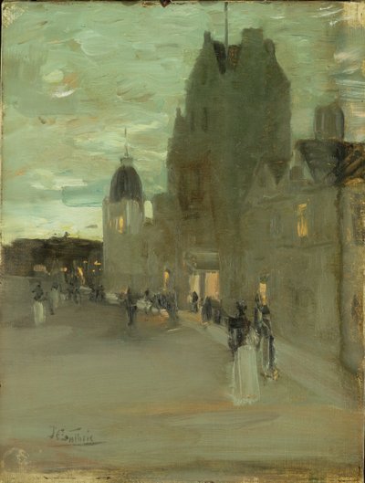 Utca Obanban, éjszaka alkotó: James Guthrie