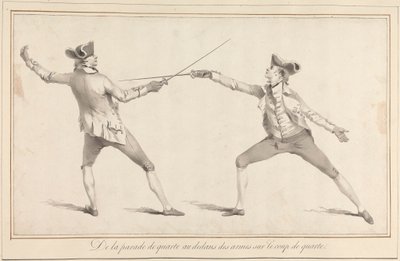 A Quarte Parry-jából Inside the Arms a Coup de Quarte-n alkotó: James Gwin