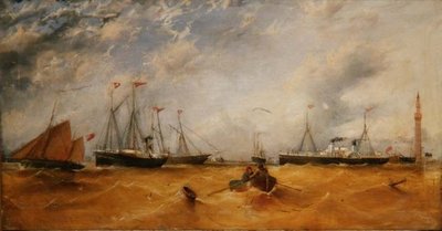 Szállítás Grimsby kikötőjétől északra alkotó: James H. Wheldon
