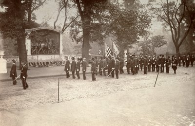Robert Gould Shaw és az ötvennegyedik massachusettsi ezred emlékművének felszentelése, Boston, május 31. alkotó: James H. and Miller William J. Smith