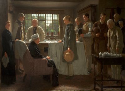 Az öreg mester, 1883 alkotó: James Hayllar