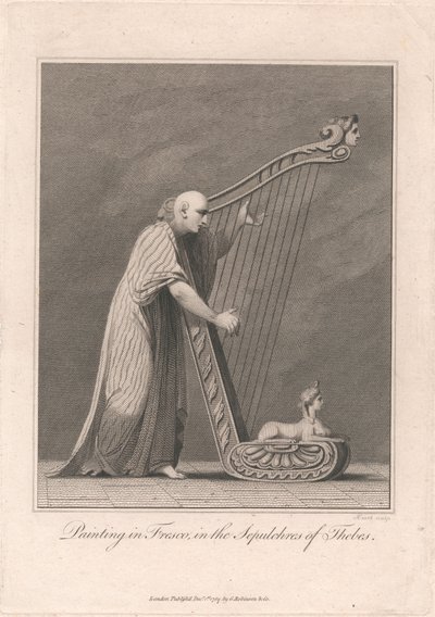 Festmény a thébai sírokban alkotó: James Heath
