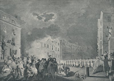 The Riot in Broad Street, 1780. június 7., 1920 alkotó: James Heath