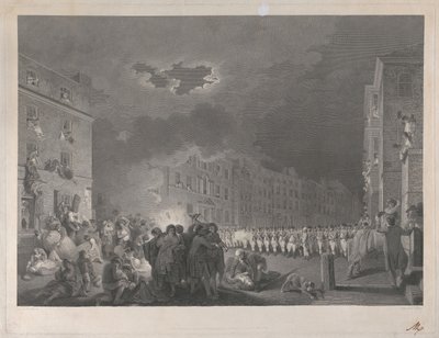 A Broad Street-i zavargás 1780. június hetedikén alkotó: James Heath