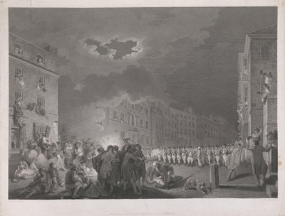 A Broad Street-i zavargás 1780. június hetedikén alkotó: James Heath