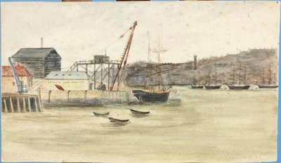 Trinity Boy House (akvarell, testfesték és ceruza a kártyára ragasztott papíron) alkotó: James Henry Cleet