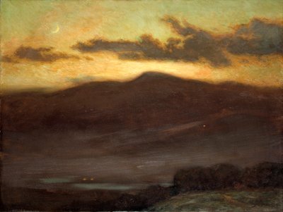 Naplemente, Mount McIntyre alkotó: James Henry Moser