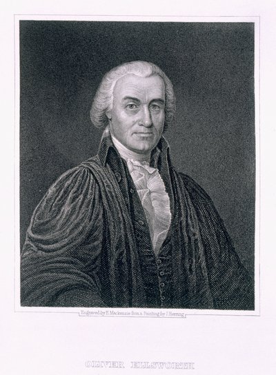 Oliver Ellsworth, metszett E. Mackenzie alkotó: James Herring
