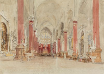 A velencei San Giovanni e Paolo templom belseje alkotó: James Holland
